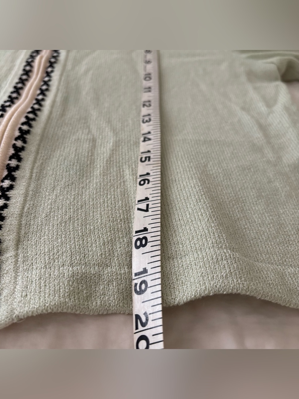 St. John Collection by Marie Gray Green Zip Knit Sweater Long Sleeve Vintage - Picture 5 of 14